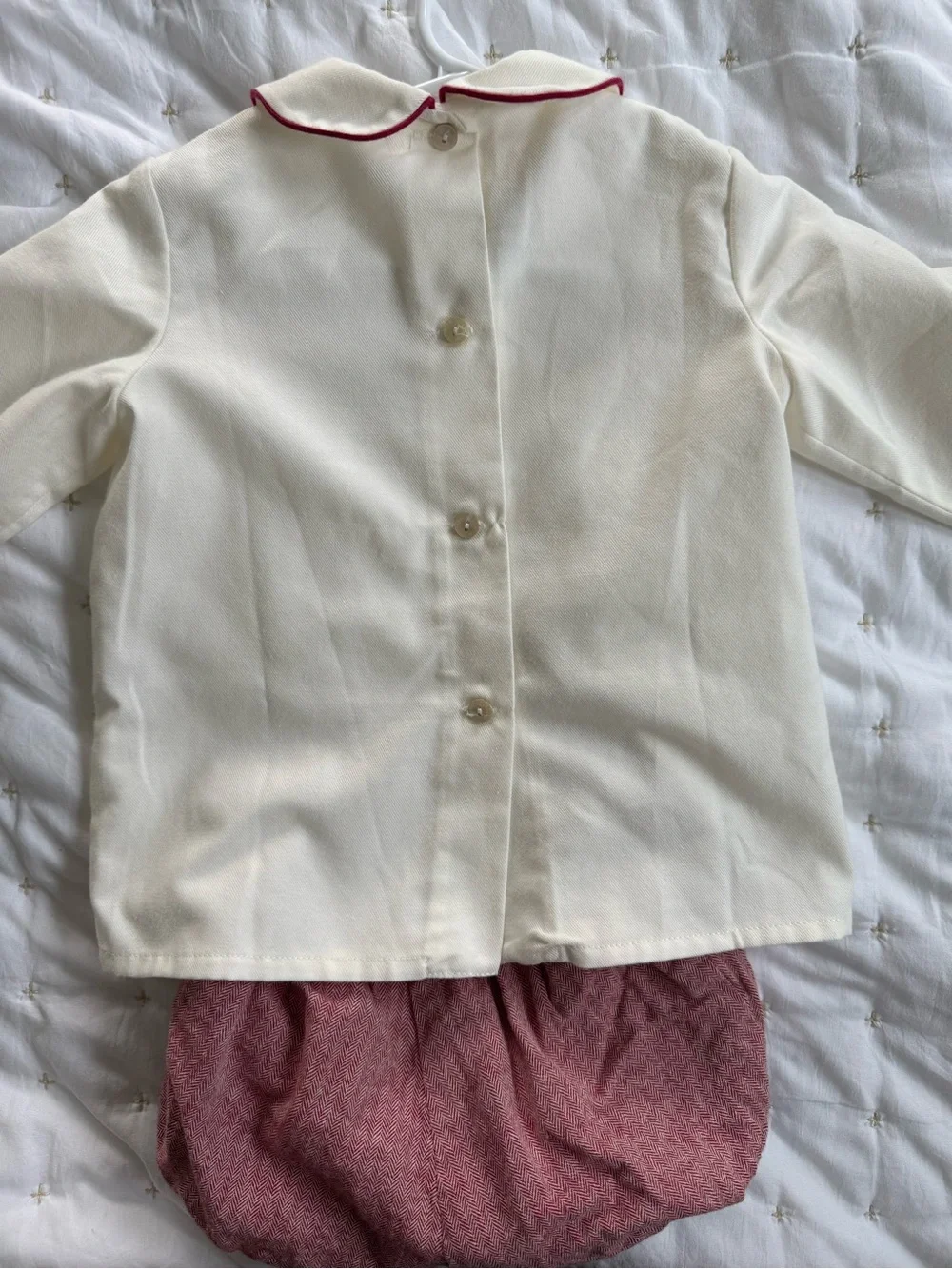 Pepa London Bloomers & Peter Pan Collar Shirt Set